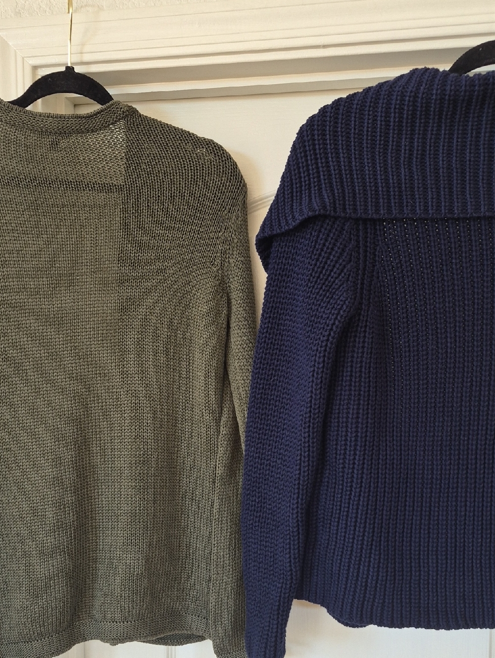 Bundle Of 2- Talbots 100% Cotton Knit Cardigans Sz Medium - Picture 15 of 15
